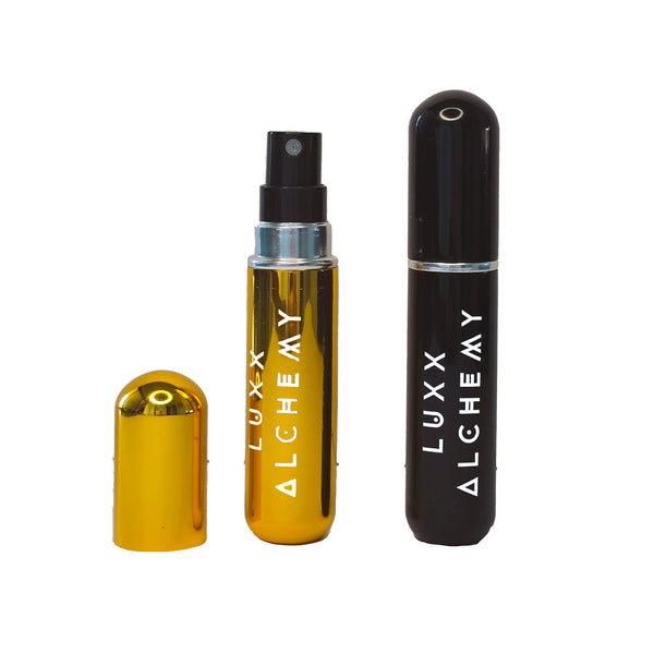 Travel Atomizers Black & Gold
